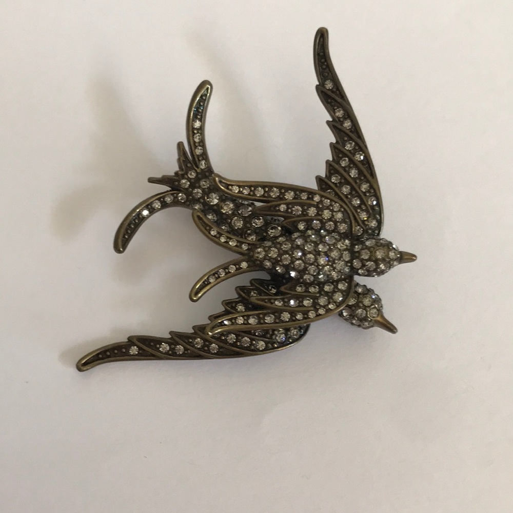 Heidi Daus Double Bird Brooch (retired)